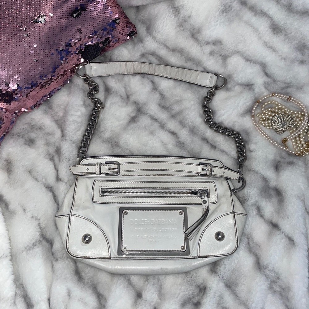 Dolce & Gabbana white shoulder bag Miss Silky
